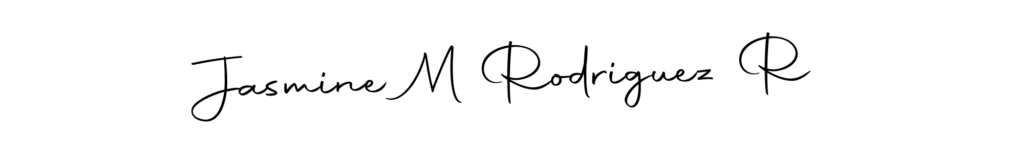 Here are the top 10 professional signature styles for the name Jasmine M Rodriguez R. These are the best autograph styles you can use for your name. Jasmine M Rodriguez R signature style 10 images and pictures png