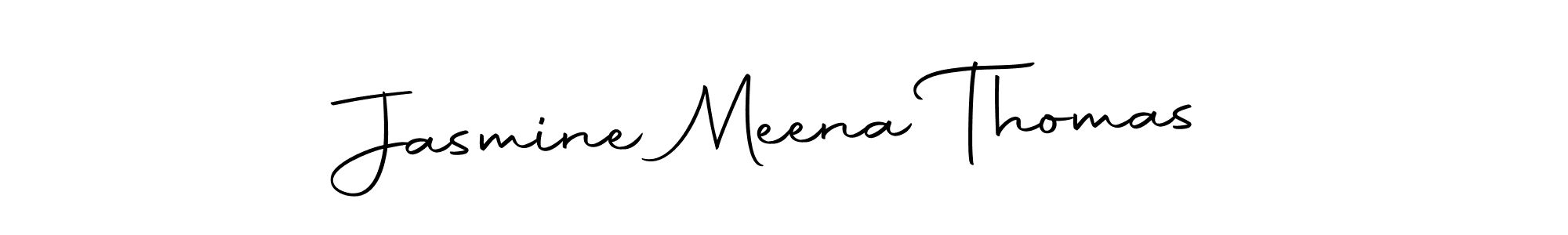Make a beautiful signature design for name Jasmine Meena Thomas. With this signature (Autography-DOLnW) style, you can create a handwritten signature for free. Jasmine Meena Thomas signature style 10 images and pictures png