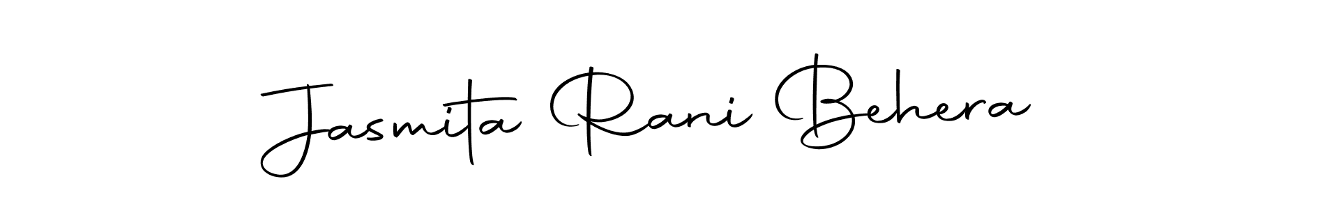 Make a beautiful signature design for name Jasmita Rani Behera. Use this online signature maker to create a handwritten signature for free. Jasmita Rani Behera signature style 10 images and pictures png