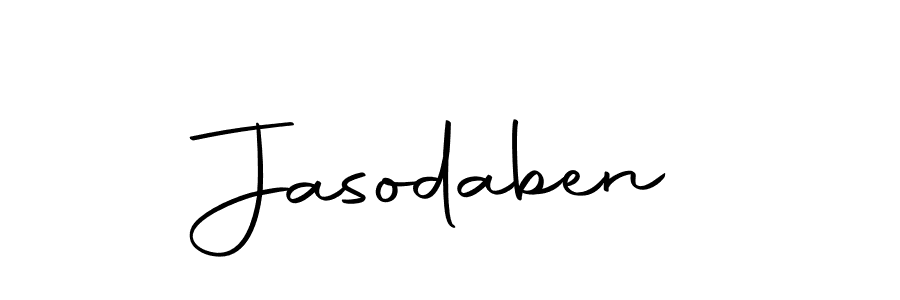 How to make Jasodaben signature? Autography-DOLnW is a professional autograph style. Create handwritten signature for Jasodaben name. Jasodaben signature style 10 images and pictures png