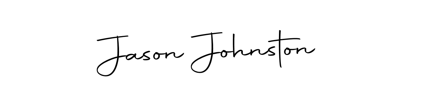 Make a beautiful signature design for name Jason Johnston. With this signature (Autography-DOLnW) style, you can create a handwritten signature for free. Jason Johnston signature style 10 images and pictures png