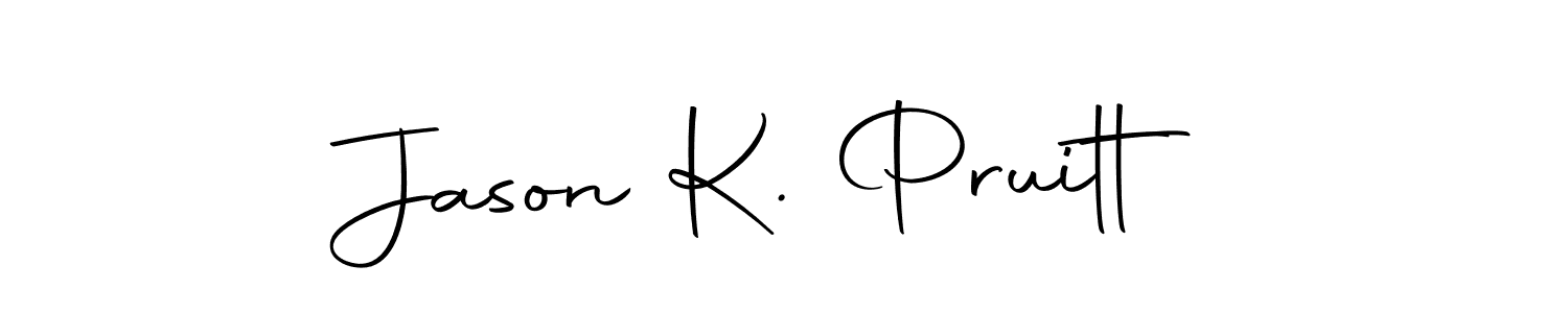 Make a beautiful signature design for name Jason K. Pruitt. With this signature (Autography-DOLnW) style, you can create a handwritten signature for free. Jason K. Pruitt signature style 10 images and pictures png