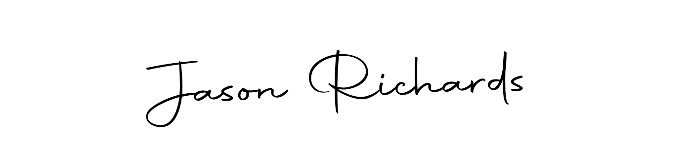 Design your own signature with our free online signature maker. With this signature software, you can create a handwritten (Autography-DOLnW) signature for name Jason Richards. Jason Richards signature style 10 images and pictures png