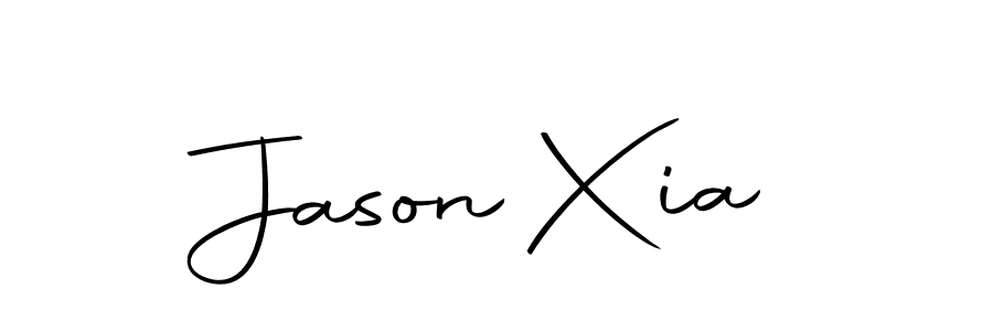 Make a beautiful signature design for name Jason Xia. With this signature (Autography-DOLnW) style, you can create a handwritten signature for free. Jason Xia signature style 10 images and pictures png