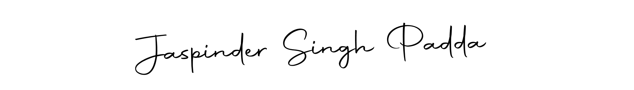 How to make Jaspinder Singh Padda name signature. Use Autography-DOLnW style for creating short signs online. This is the latest handwritten sign. Jaspinder Singh Padda signature style 10 images and pictures png