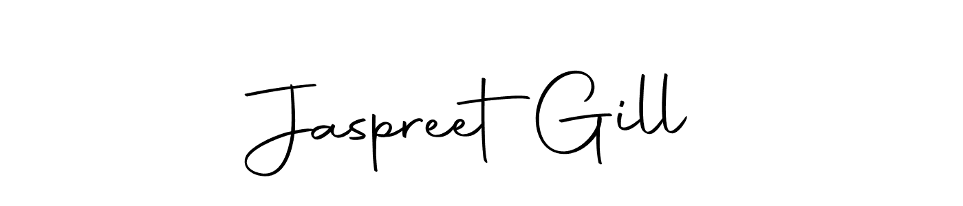 Design your own signature with our free online signature maker. With this signature software, you can create a handwritten (Autography-DOLnW) signature for name Jaspreet  Gill. Jaspreet  Gill signature style 10 images and pictures png