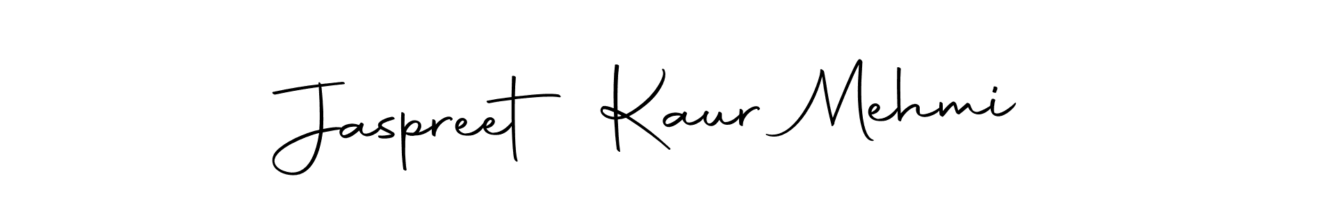 Also we have Jaspreet Kaur Mehmi name is the best signature style. Create professional handwritten signature collection using Autography-DOLnW autograph style. Jaspreet Kaur Mehmi signature style 10 images and pictures png