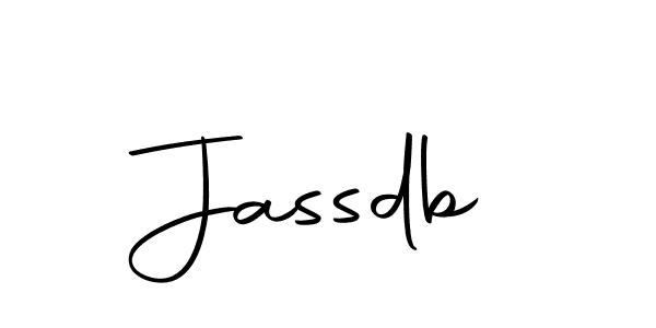 Make a beautiful signature design for name Jassdb. With this signature (Autography-DOLnW) style, you can create a handwritten signature for free. Jassdb signature style 10 images and pictures png