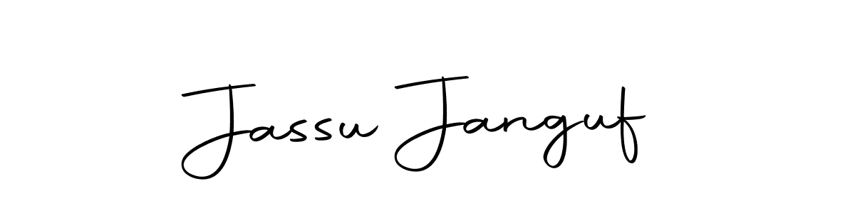 Make a beautiful signature design for name Jassu Janguf. With this signature (Autography-DOLnW) style, you can create a handwritten signature for free. Jassu Janguf signature style 10 images and pictures png