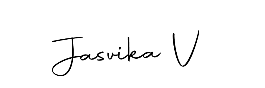Make a beautiful signature design for name Jasvika V. Use this online signature maker to create a handwritten signature for free. Jasvika V signature style 10 images and pictures png