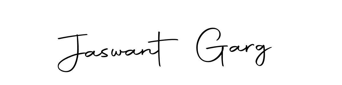 How to make Jaswant Garg name signature. Use Autography-DOLnW style for creating short signs online. This is the latest handwritten sign. Jaswant Garg signature style 10 images and pictures png