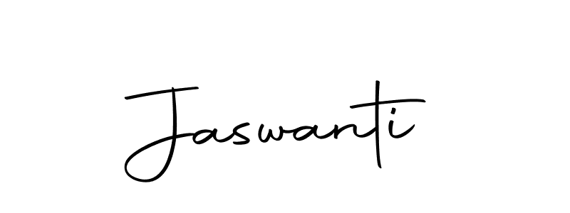 Use a signature maker to create a handwritten signature online. With this signature software, you can design (Autography-DOLnW) your own signature for name Jaswanti. Jaswanti signature style 10 images and pictures png
