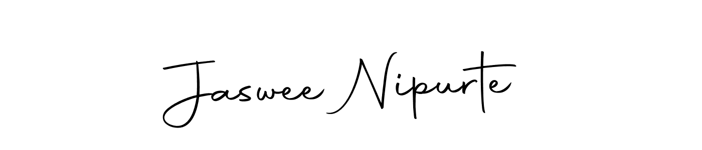 Create a beautiful signature design for name Jaswee Nipurte. With this signature (Autography-DOLnW) fonts, you can make a handwritten signature for free. Jaswee Nipurte signature style 10 images and pictures png