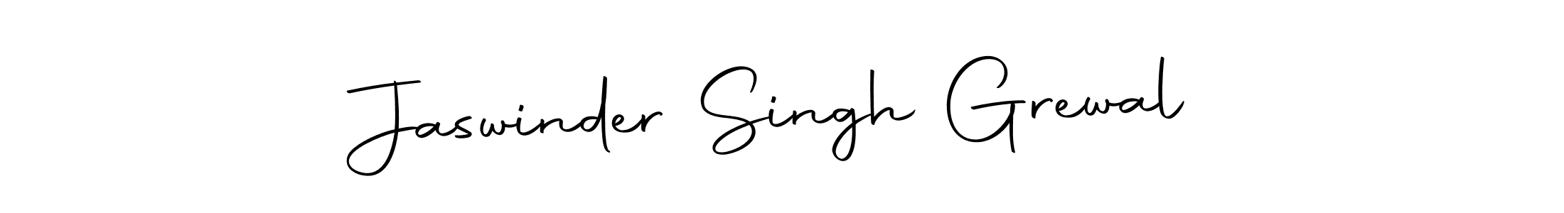 Create a beautiful signature design for name Jaswinder Singh Grewal. With this signature (Autography-DOLnW) fonts, you can make a handwritten signature for free. Jaswinder Singh Grewal signature style 10 images and pictures png
