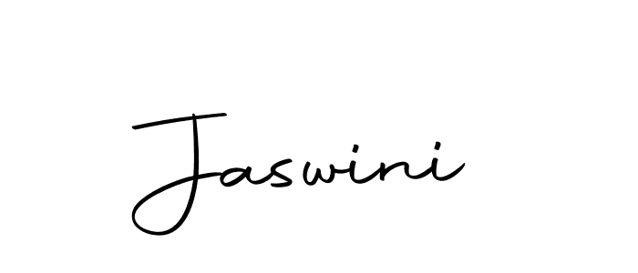 Use a signature maker to create a handwritten signature online. With this signature software, you can design (Autography-DOLnW) your own signature for name Jaswini. Jaswini signature style 10 images and pictures png