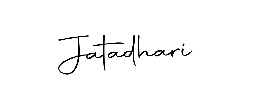 Make a beautiful signature design for name Jatadhari. With this signature (Autography-DOLnW) style, you can create a handwritten signature for free. Jatadhari signature style 10 images and pictures png