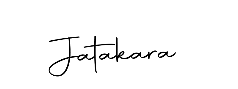 Design your own signature with our free online signature maker. With this signature software, you can create a handwritten (Autography-DOLnW) signature for name Jatakara. Jatakara signature style 10 images and pictures png