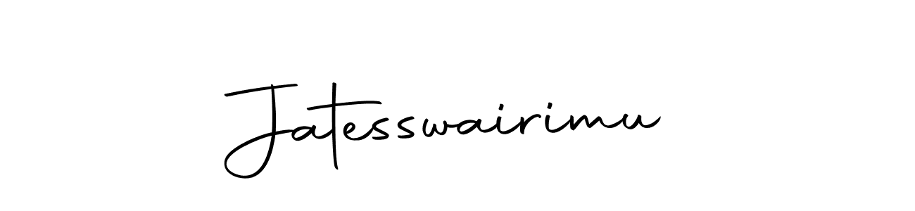 Make a beautiful signature design for name Jatesswairimu. With this signature (Autography-DOLnW) style, you can create a handwritten signature for free. Jatesswairimu signature style 10 images and pictures png