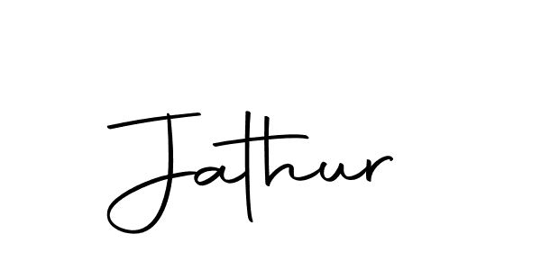 Create a beautiful signature design for name Jathur. With this signature (Autography-DOLnW) fonts, you can make a handwritten signature for free. Jathur signature style 10 images and pictures png