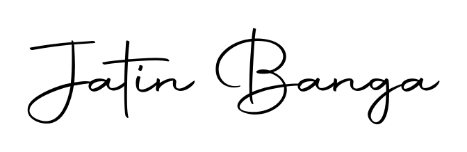 You should practise on your own different ways (Autography-DOLnW) to write your name (Jatin Banga) in signature. Don't let someone else do it for you. Jatin Banga signature style 10 images and pictures png