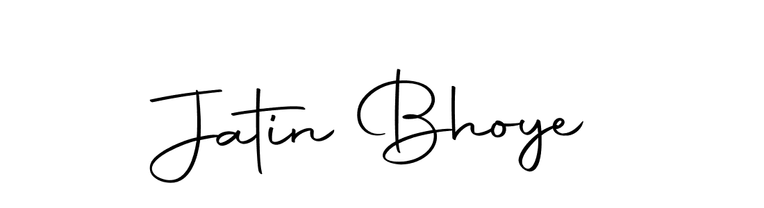 Make a beautiful signature design for name Jatin Bhoye. Use this online signature maker to create a handwritten signature for free. Jatin Bhoye signature style 10 images and pictures png