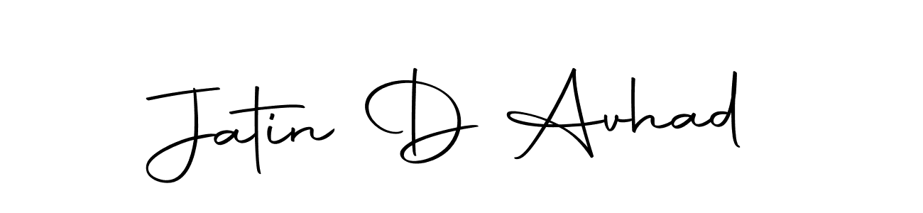Make a beautiful signature design for name Jatin D Avhad. Use this online signature maker to create a handwritten signature for free. Jatin D Avhad signature style 10 images and pictures png