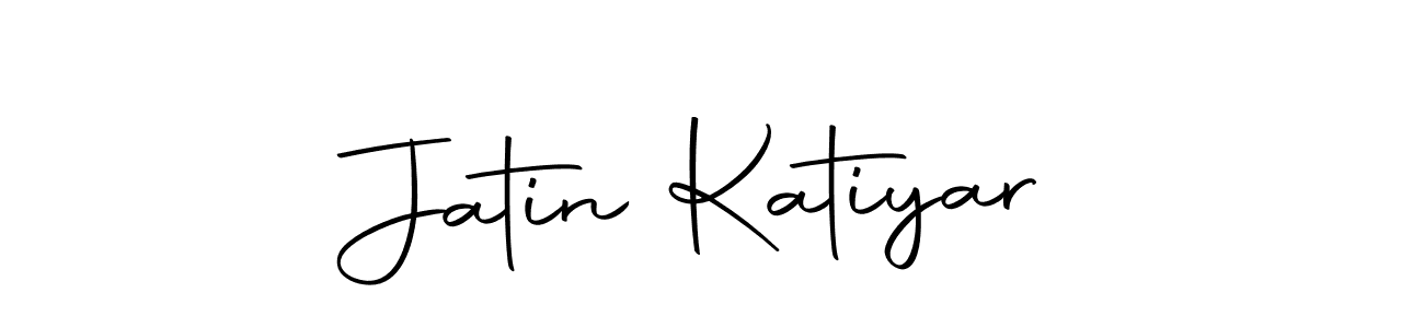 Make a beautiful signature design for name Jatin Katiyar. With this signature (Autography-DOLnW) style, you can create a handwritten signature for free. Jatin Katiyar signature style 10 images and pictures png