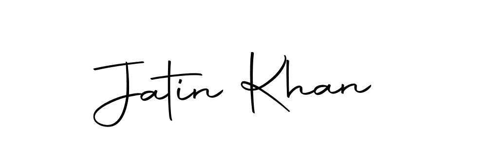 How to make Jatin Khan name signature. Use Autography-DOLnW style for creating short signs online. This is the latest handwritten sign. Jatin Khan signature style 10 images and pictures png