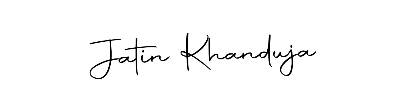 Make a beautiful signature design for name Jatin Khanduja. With this signature (Autography-DOLnW) style, you can create a handwritten signature for free. Jatin Khanduja signature style 10 images and pictures png