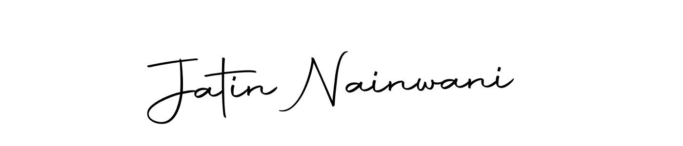 Design your own signature with our free online signature maker. With this signature software, you can create a handwritten (Autography-DOLnW) signature for name Jatin Nainwani. Jatin Nainwani signature style 10 images and pictures png