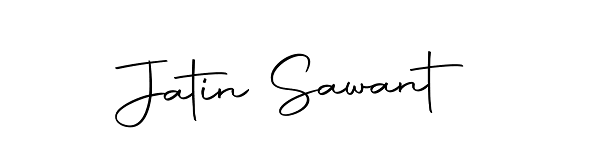 Use a signature maker to create a handwritten signature online. With this signature software, you can design (Autography-DOLnW) your own signature for name Jatin Sawant. Jatin Sawant signature style 10 images and pictures png