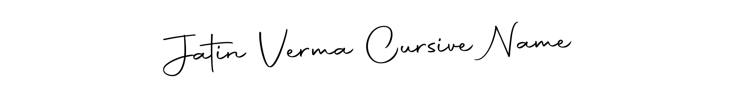 Autography-DOLnW is a professional signature style that is perfect for those who want to add a touch of class to their signature. It is also a great choice for those who want to make their signature more unique. Get Jatin Verma Cursive Name name to fancy signature for free. Jatin Verma Cursive Name signature style 10 images and pictures png