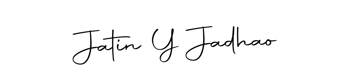 Design your own signature with our free online signature maker. With this signature software, you can create a handwritten (Autography-DOLnW) signature for name Jatin Y Jadhao. Jatin Y Jadhao signature style 10 images and pictures png