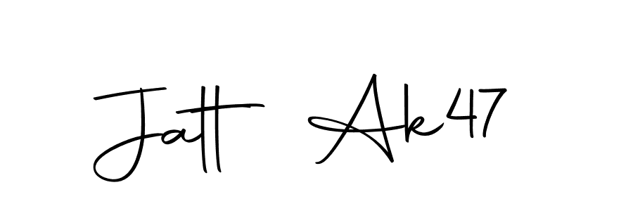 Similarly Autography-DOLnW is the best handwritten signature design. Signature creator online .You can use it as an online autograph creator for name Jatt Ak47. Jatt Ak47 signature style 10 images and pictures png