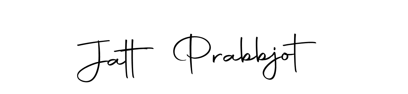 Create a beautiful signature design for name Jatt Prabbjot. With this signature (Autography-DOLnW) fonts, you can make a handwritten signature for free. Jatt Prabbjot signature style 10 images and pictures png