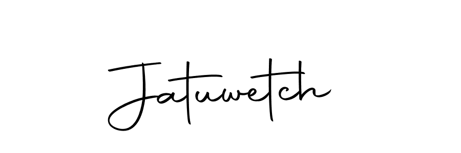 Use a signature maker to create a handwritten signature online. With this signature software, you can design (Autography-DOLnW) your own signature for name Jatuwetch. Jatuwetch signature style 10 images and pictures png