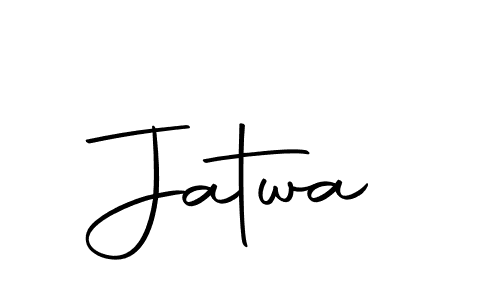 You should practise on your own different ways (Autography-DOLnW) to write your name (Jatwa) in signature. don't let someone else do it for you. Jatwa signature style 10 images and pictures png