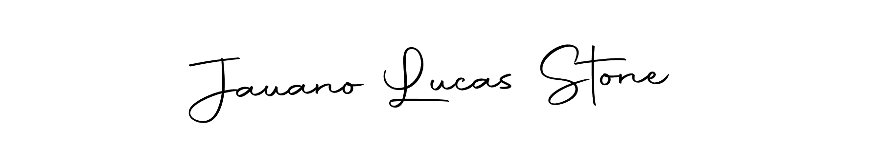 Design your own signature with our free online signature maker. With this signature software, you can create a handwritten (Autography-DOLnW) signature for name Jauano Lucas Stone. Jauano Lucas Stone signature style 10 images and pictures png