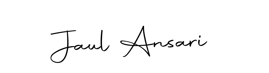 Use a signature maker to create a handwritten signature online. With this signature software, you can design (Autography-DOLnW) your own signature for name Jaul Ansari. Jaul Ansari signature style 10 images and pictures png