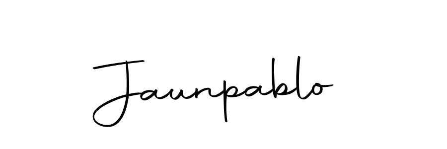 Use a signature maker to create a handwritten signature online. With this signature software, you can design (Autography-DOLnW) your own signature for name Jaunpablo. Jaunpablo signature style 10 images and pictures png