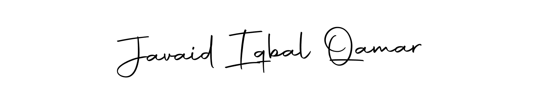 How to make Javaid Iqbal Qamar name signature. Use Autography-DOLnW style for creating short signs online. This is the latest handwritten sign. Javaid Iqbal Qamar signature style 10 images and pictures png