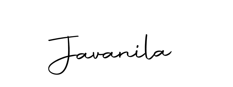 Design your own signature with our free online signature maker. With this signature software, you can create a handwritten (Autography-DOLnW) signature for name Javanila. Javanila signature style 10 images and pictures png