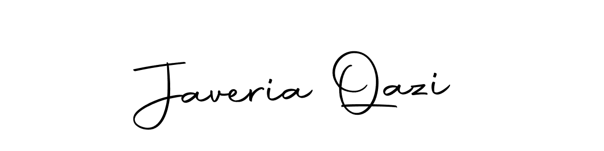 Make a beautiful signature design for name Javeria Qazi. Use this online signature maker to create a handwritten signature for free. Javeria Qazi signature style 10 images and pictures png