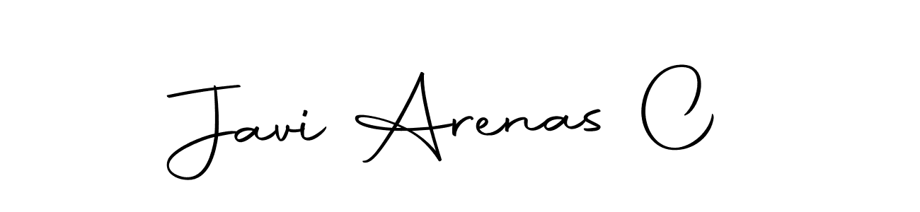 How to make Javi Arenas C name signature. Use Autography-DOLnW style for creating short signs online. This is the latest handwritten sign. Javi Arenas C signature style 10 images and pictures png