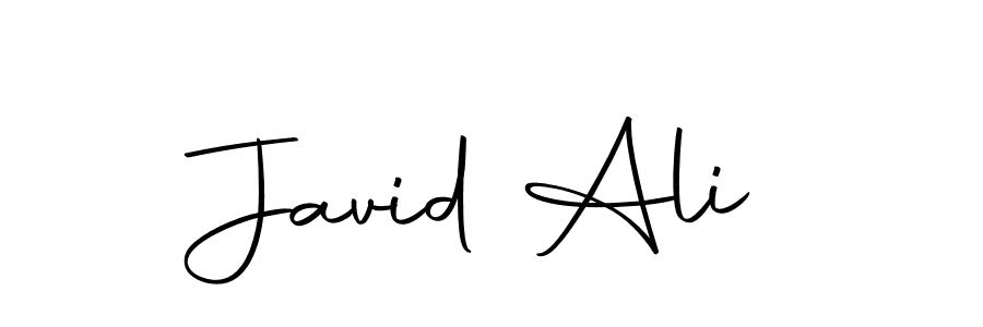 Make a beautiful signature design for name Javid Ali. Use this online signature maker to create a handwritten signature for free. Javid Ali signature style 10 images and pictures png