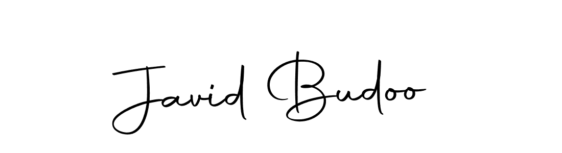 You should practise on your own different ways (Autography-DOLnW) to write your name (Javid Budoo) in signature. don't let someone else do it for you. Javid Budoo signature style 10 images and pictures png