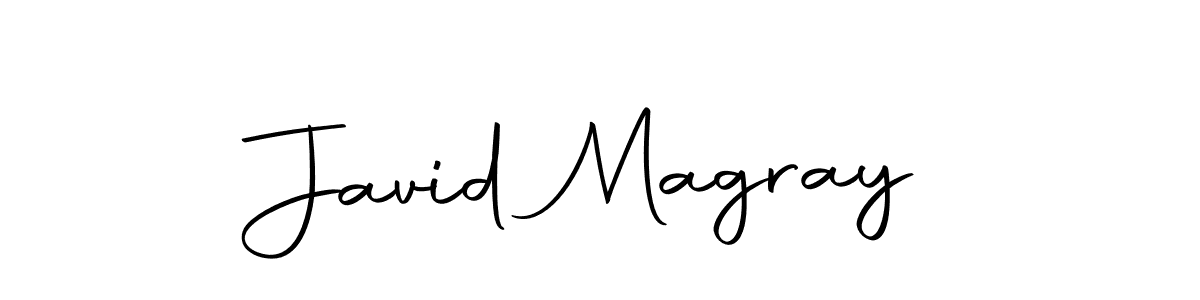 Design your own signature with our free online signature maker. With this signature software, you can create a handwritten (Autography-DOLnW) signature for name Javid Magray. Javid Magray signature style 10 images and pictures png