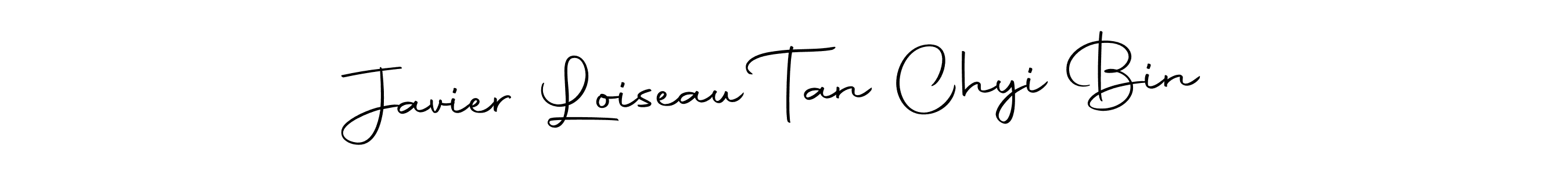 It looks lik you need a new signature style for name Javier Loiseau Tan Chyi Bin. Design unique handwritten (Autography-DOLnW) signature with our free signature maker in just a few clicks. Javier Loiseau Tan Chyi Bin signature style 10 images and pictures png