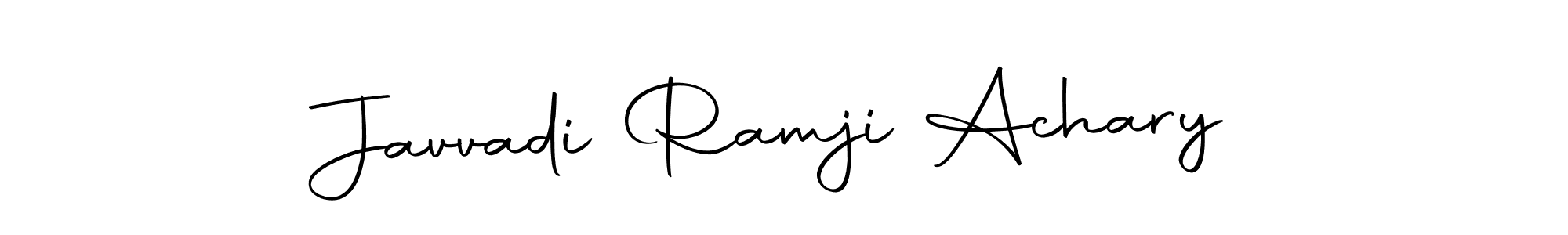 Make a short Javvadi Ramji Achary signature style. Manage your documents anywhere anytime using Autography-DOLnW. Create and add eSignatures, submit forms, share and send files easily. Javvadi Ramji Achary signature style 10 images and pictures png