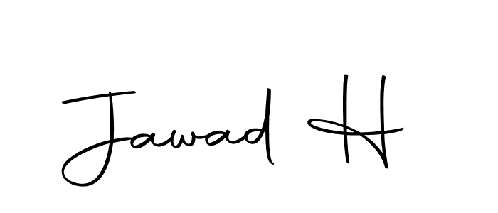 How to make Jawad H signature? Autography-DOLnW is a professional autograph style. Create handwritten signature for Jawad H name. Jawad H signature style 10 images and pictures png